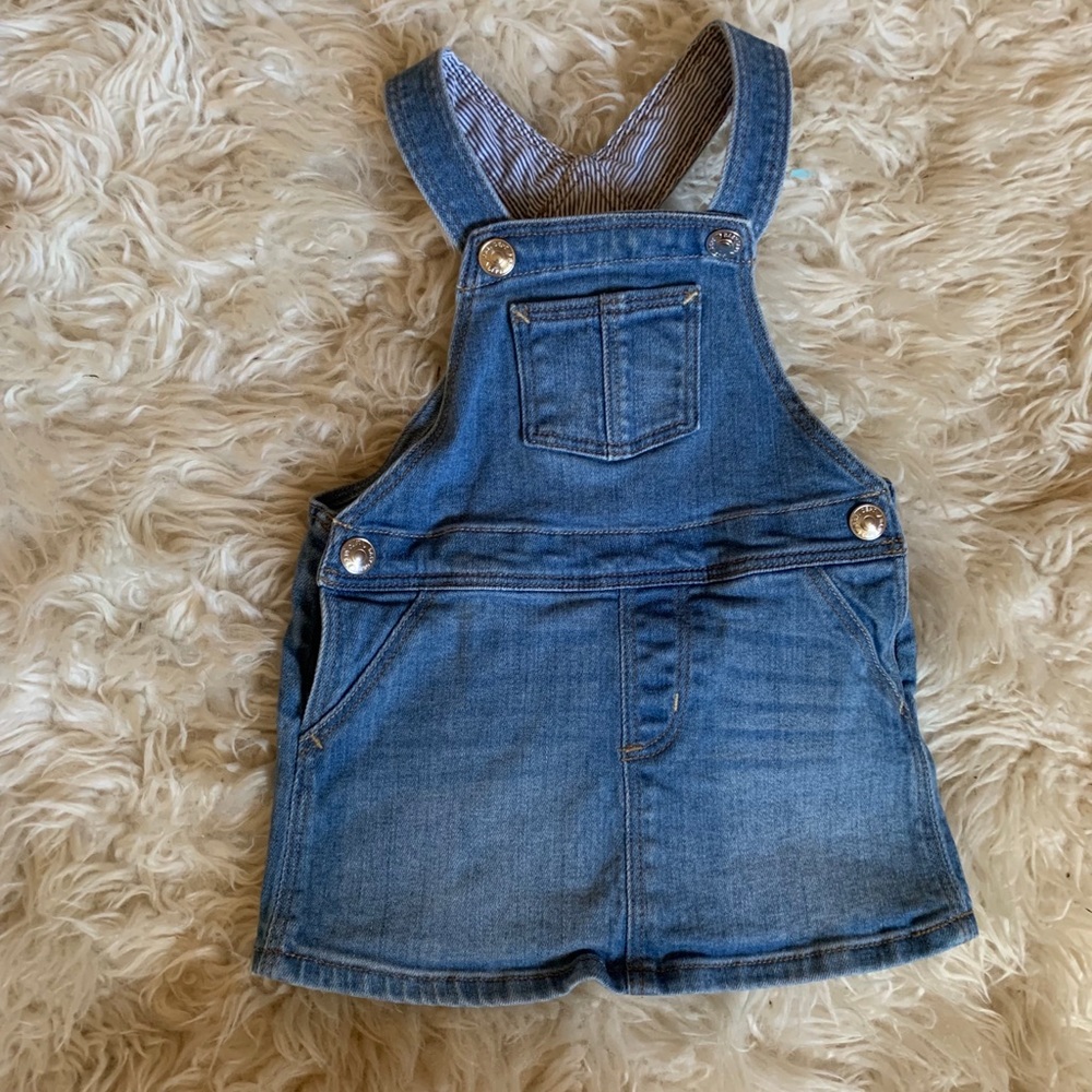 H&M Denim Suspender Dress